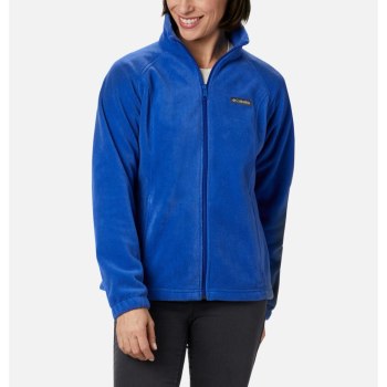 Columbia Jas Dames, Benton Springs Full Zip Fleece Petite Blauw, 87VGHRATJ